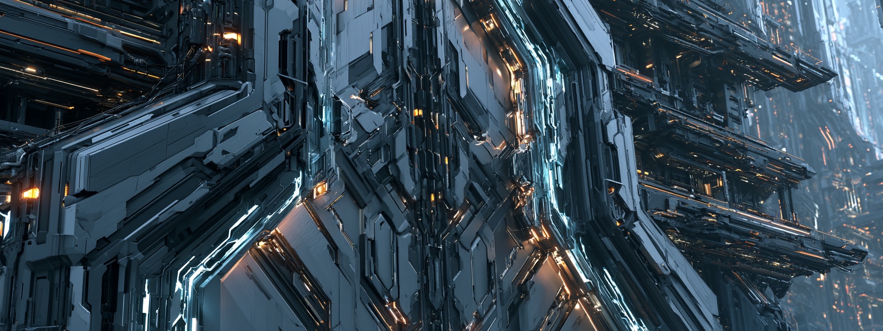 A futuristic vault door.